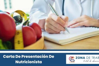 Carta De Presentación De Nutricionista