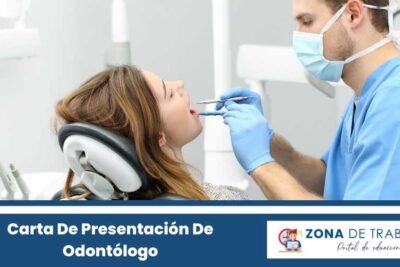 Carta de presentación de Odontólogo