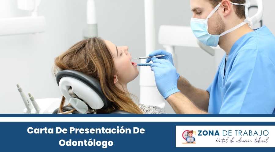 Carta de presentación de Odontólogo