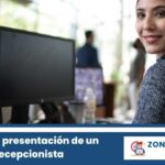 Carta de presentación de un Recepcionista