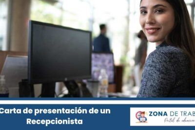 Carta de presentación de un Recepcionista