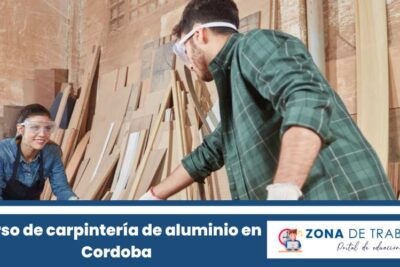 Curso de carpintería de aluminio en Cordoba
