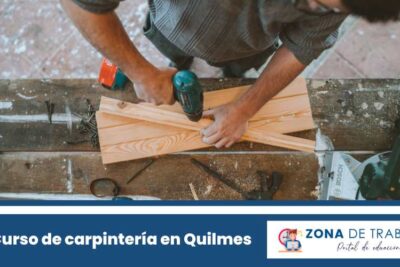Curso de carpintería en Quilmes