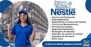 NESTLE BUSCA PERSONAL DE TRABAJO PARA DISTINTAS AREAS