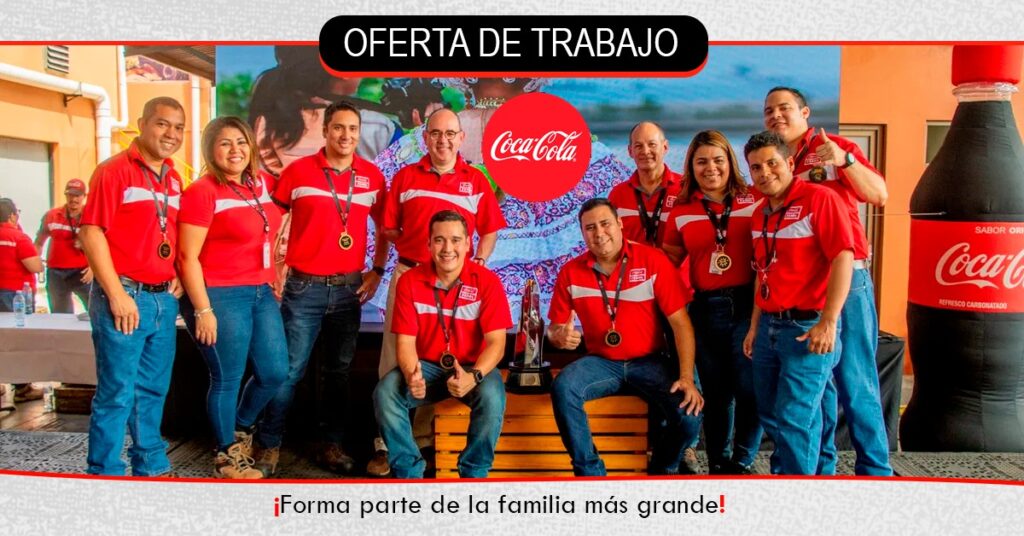 SE SOLICITAN 70 PERSONAS PARA TRABAJAR EN COCA COLA | EN DISTINTAS AREAS .