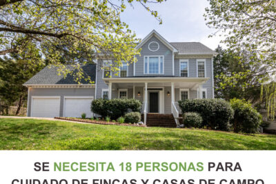 SE SOLICITAN CUIDADORES DE CASAS , DEPARTAMENTOS Y FINCAS |